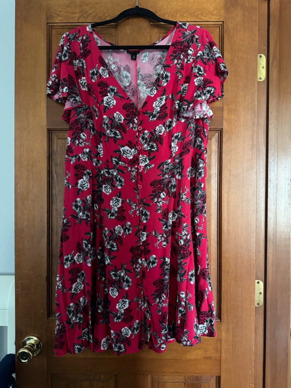Torrid size 2 Button-Front Fit & Flare Dress